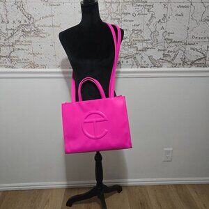 Telfar Medium Shopping Bag Azelea (Hot pink)